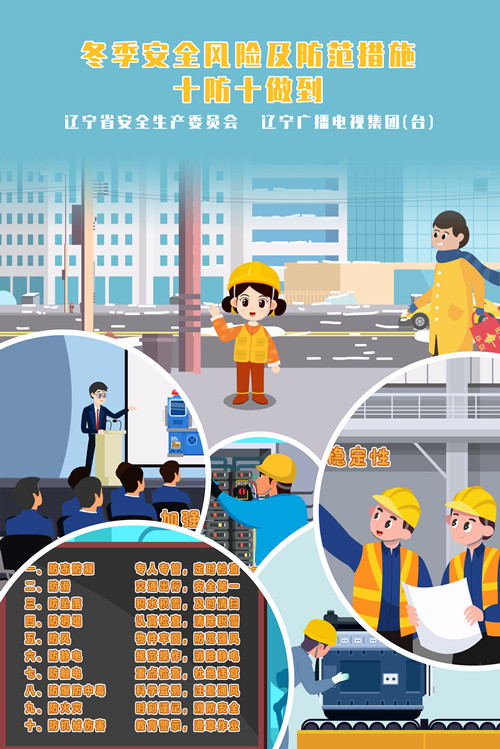 公益广告《冬季安全风险及防范措施十防十做到》